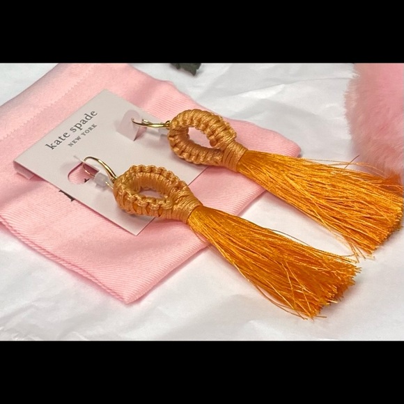 NWT KATE SPADE TREASURE TROVE TASSEL EARRINGS - Picture 5 of 6